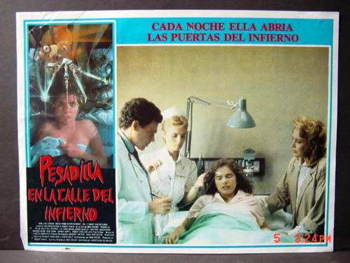 Search eBay for A Nightmare on Elm Street Mexican Lobby Cards 1984