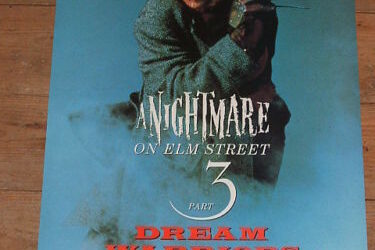 A Nightmare on Elm Street Part 3 Original UK Video Advertising Poster