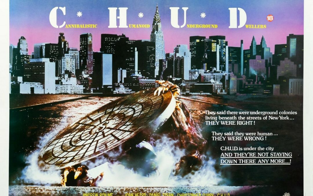 CHUD BRITISH QUAD MOVIE POSTER