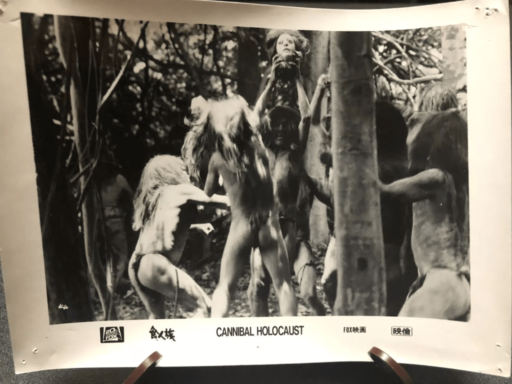 Cannibal Holocaust ORIGINAL Mini Japanese lobby cards 06