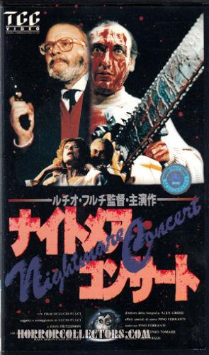 Cat in the Brain NIGHTMARE CONCERT Japanese VHS Lucio Fulci