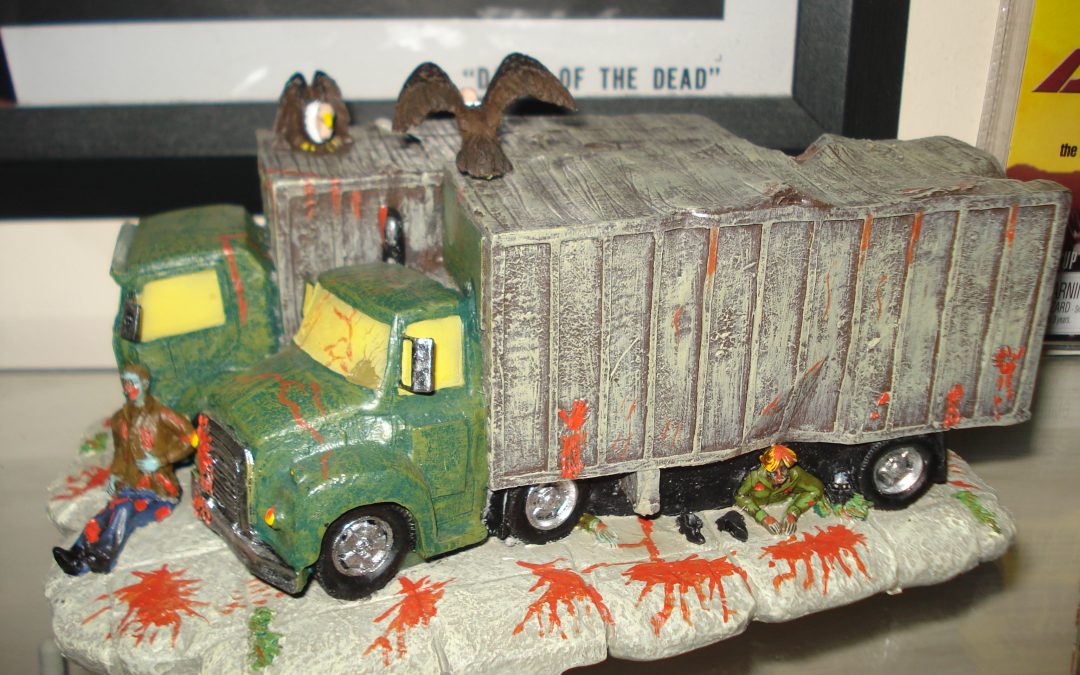 Dawn of the Dead Hawthorne Village of Horror Zombie Attack BP Trucks