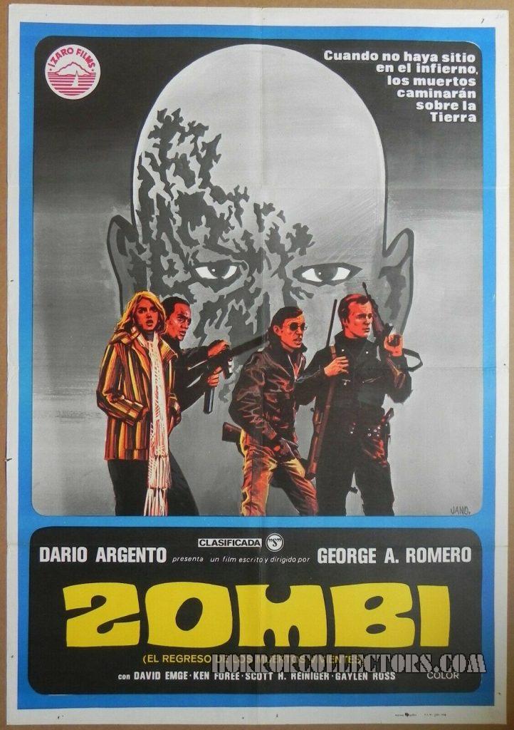 Dawn of the Dead 1978 Spanish Poster