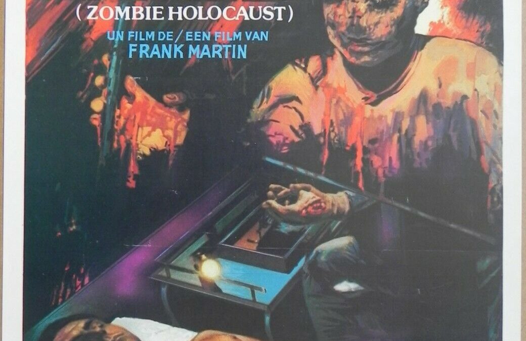 Doctor Butcher M.D. 1980 Zombie Holocaust Belgian Poster Ian McCulloch