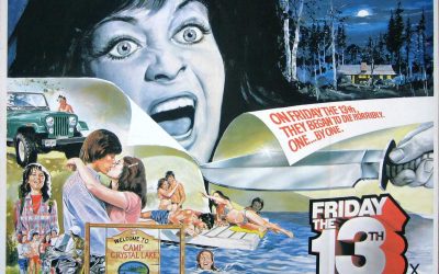 Friday the 13th British Quad poster Warner Bros