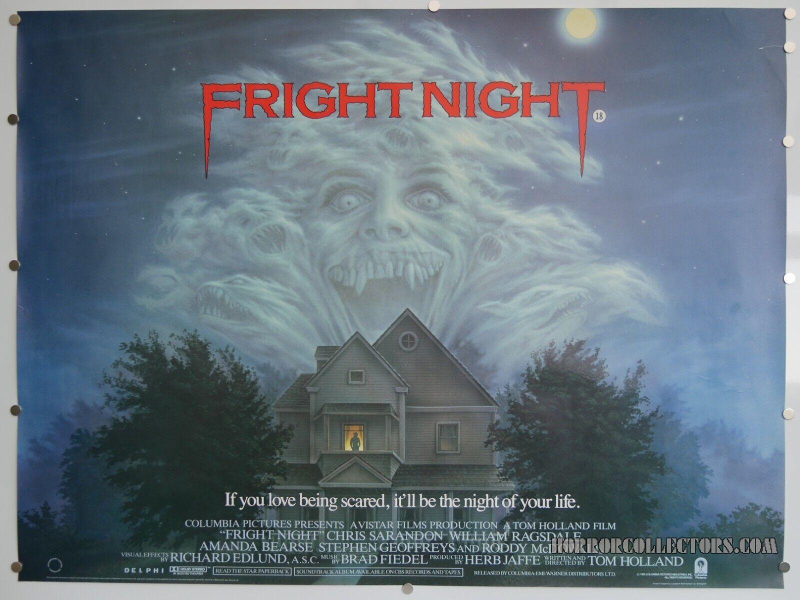 Fright Night British Quad Poster