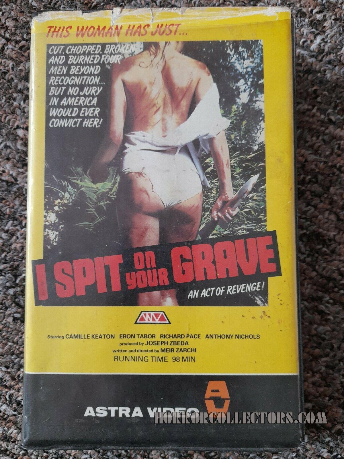 I Spit On Your Grave Astra Video Pre Cert VHS
