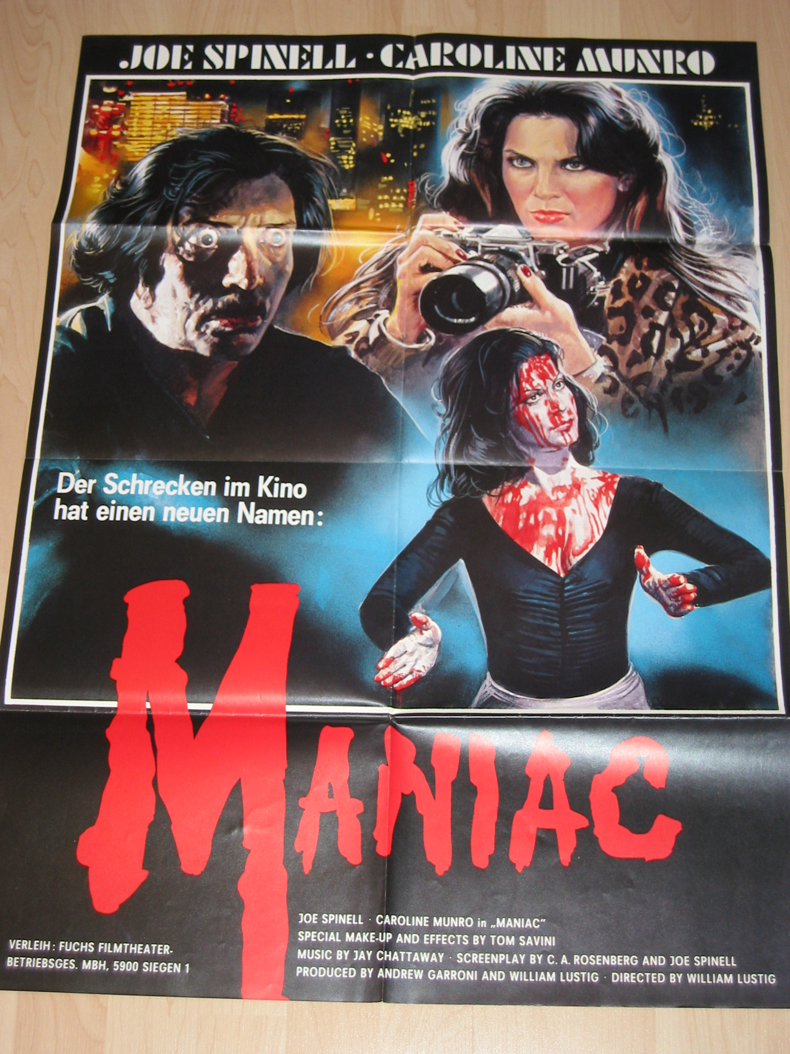 Search eBay for Maniac German Kinoplakat Poster