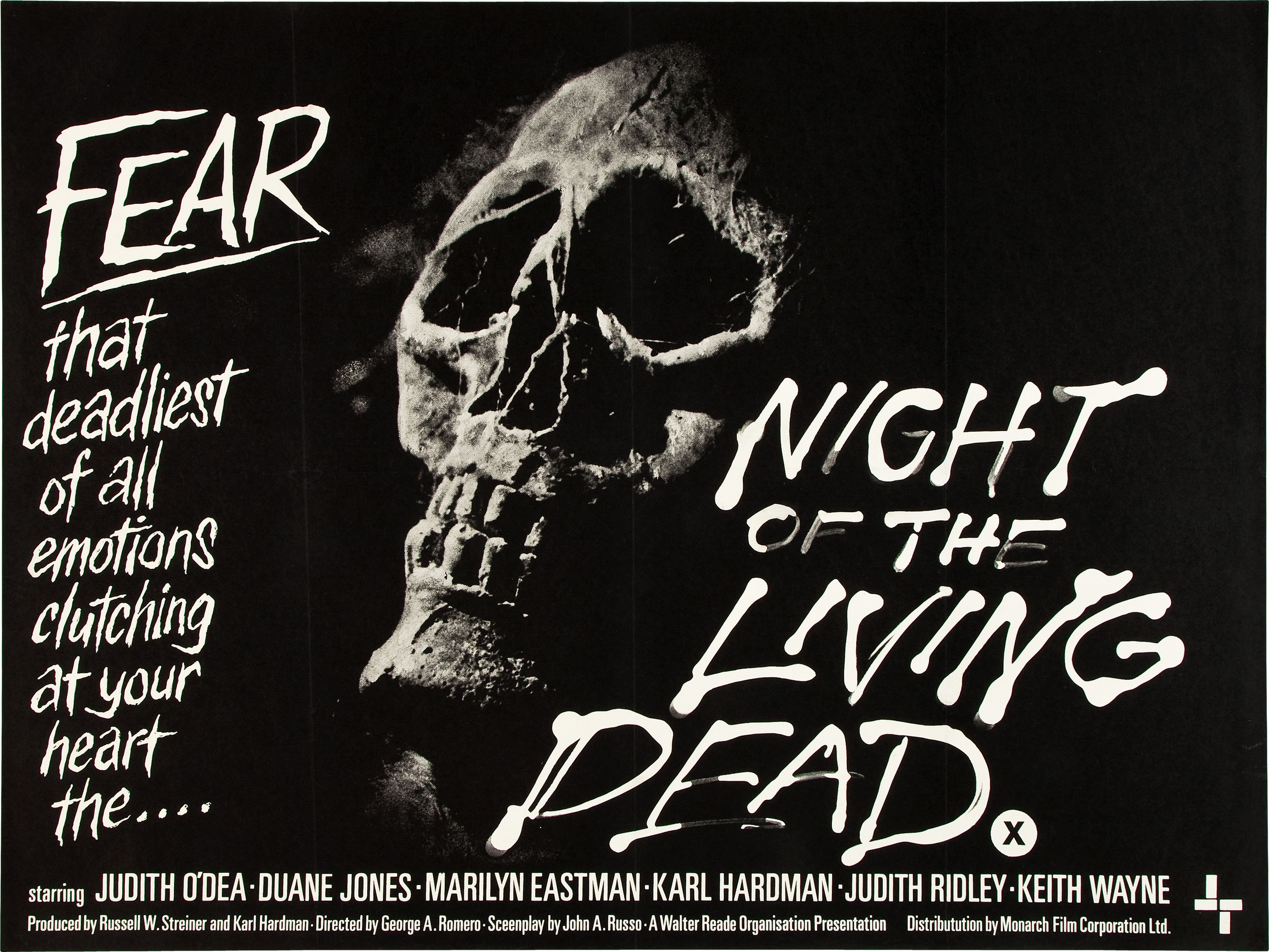Night of the Living Dead British Quad Poster
