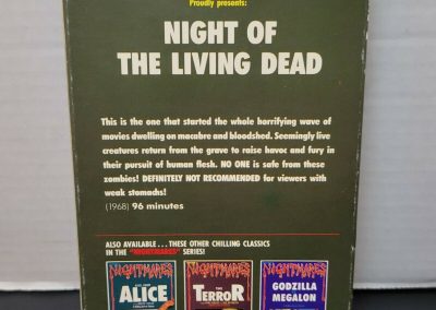 NIGHT OF THE LIVING DEAD Parade Video Nightmare Series VHS