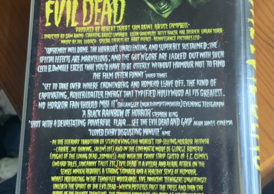 The Evil Dead VHS Original 1982 Palace Video item 204917142651 02