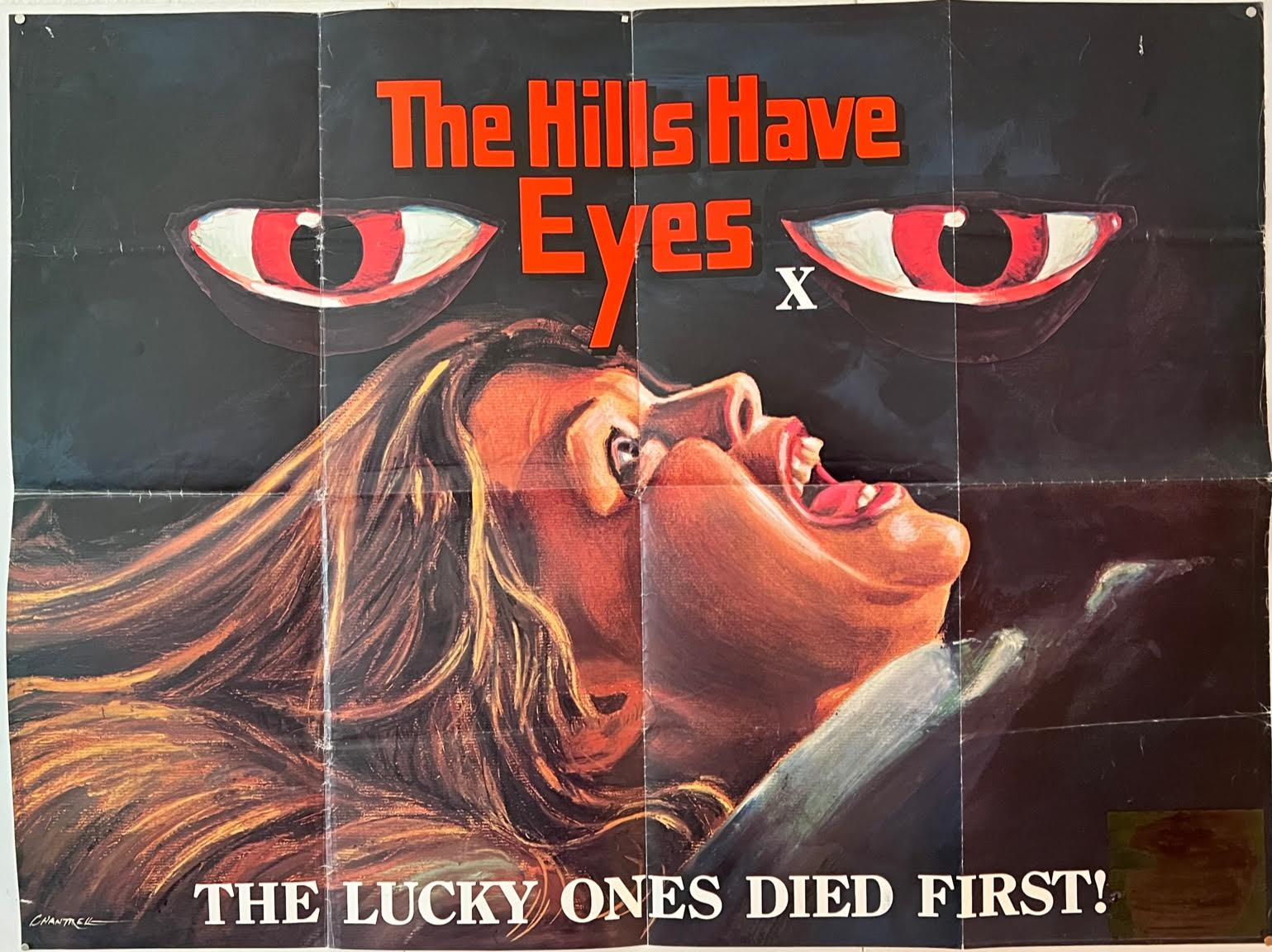 The Hills Have Eyes British Quad Poster – Tom Chantrell (Vanguard, 1977)