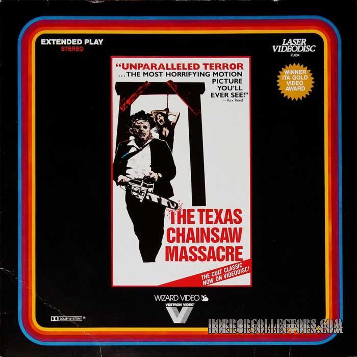 The Texas Chainsaw Massacre US 3M Vestron Video Laserdisc