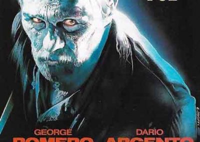 Two Evil Eyes UK Medusa Pictures Sample Promo Video Sleeve cover Romero Argento
