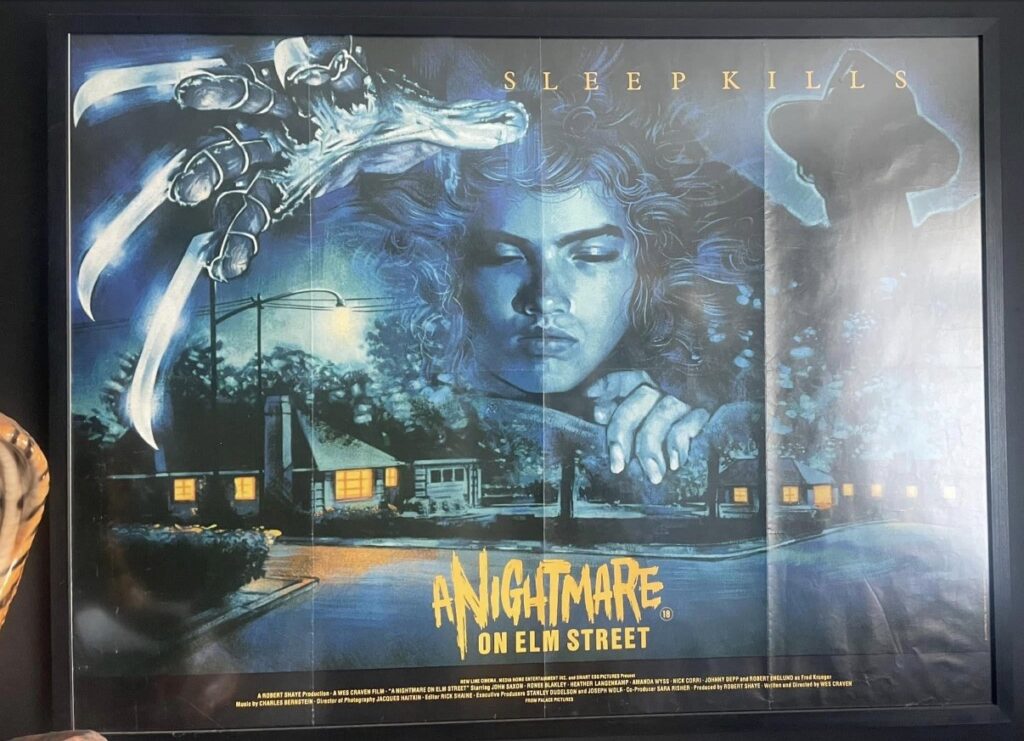 A Nightmare On Elm Street 1984 Original uk quad poster . - Image 1