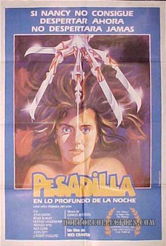 A NIGHTMARE ON ELM STREET ARGENTINE MOVIE POSTER