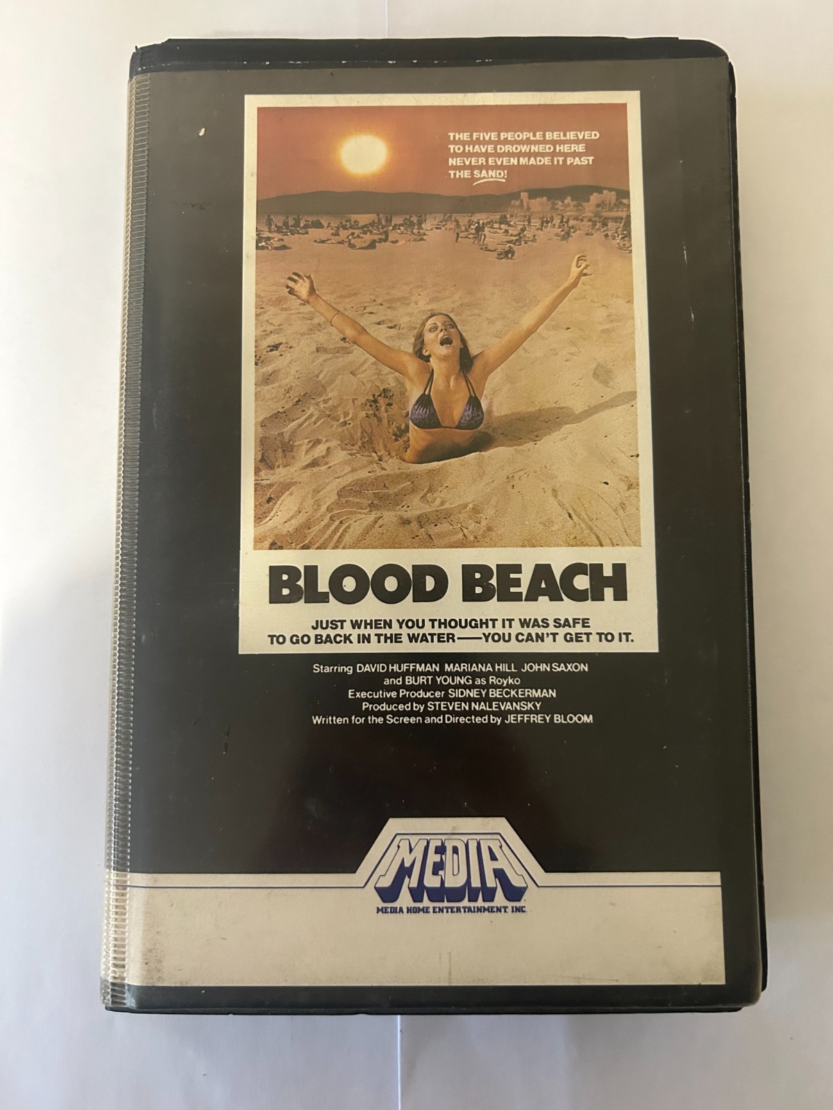 Blood Beach 1982 Media Home Entertainment PAL Pre-Cert VHS (Big Box, Ex-Rental)