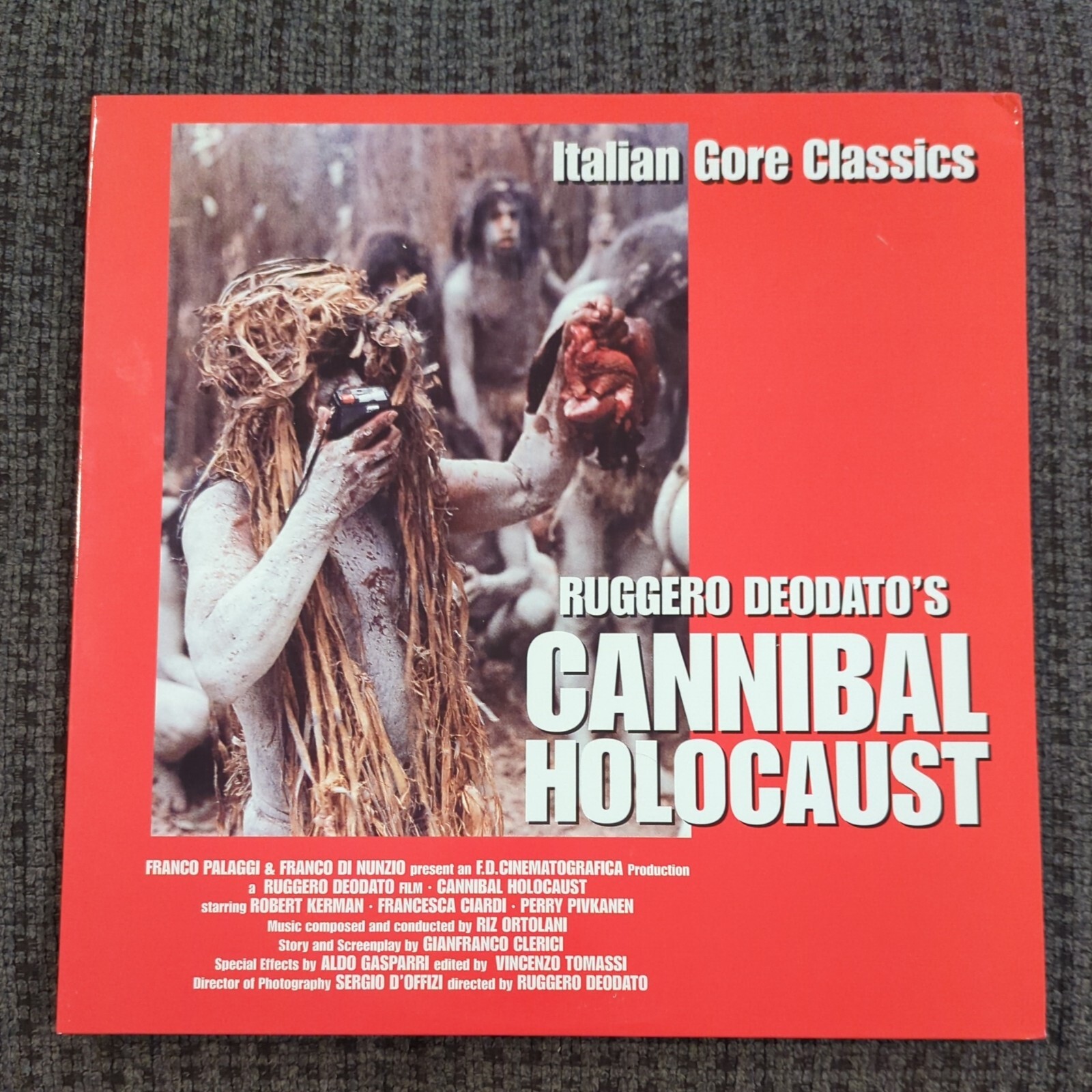 Cannibal Holocaust Cult Epics LaserDisc with poster & inserts