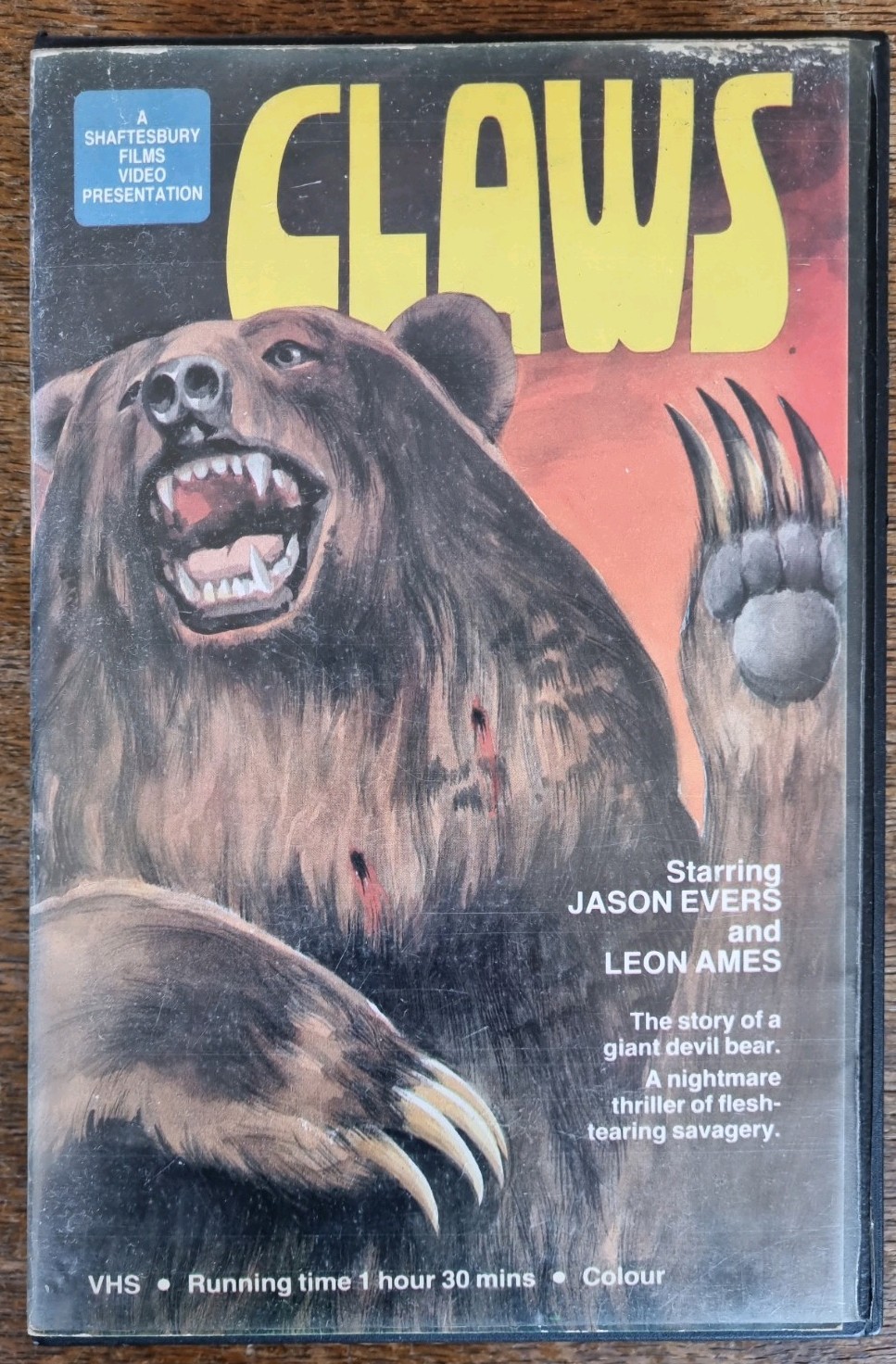 Claws VHS Shaftesbury NTSC