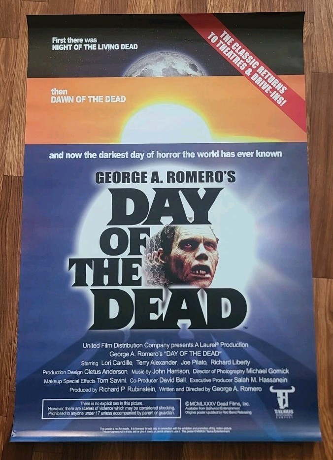 Day of the Dead 40th Anniversary 27 x 40 Theatrical Poster