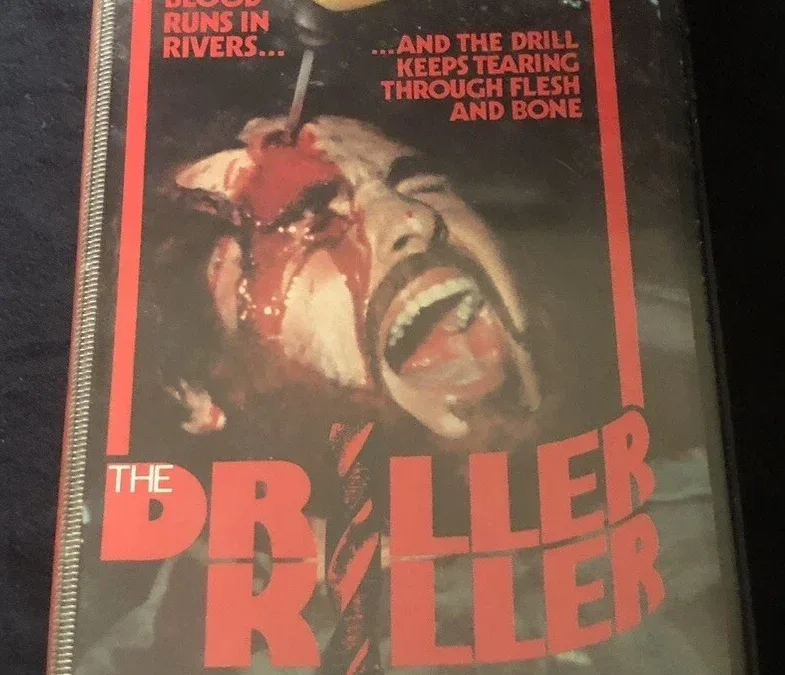 driller killer pre cert vhs 116659645944