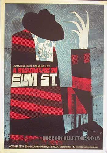 A NIGHTMARE ON ELM STREET ALAMO DRAFTHOUSE METHANE STUDIOS 2009 POSTER