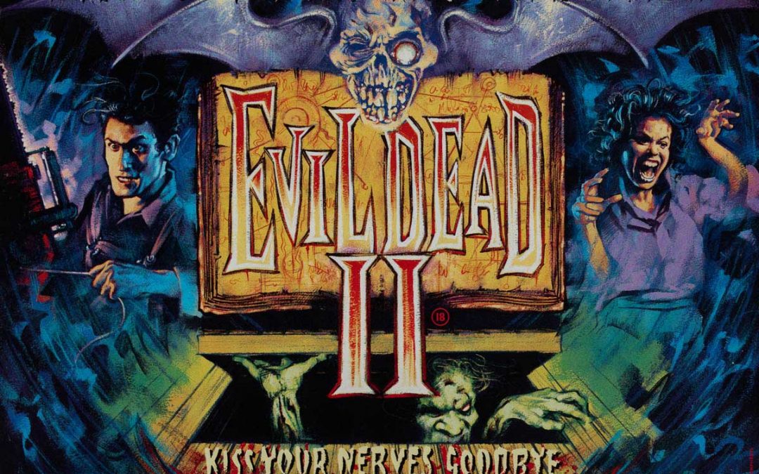 Evil Dead 2 II British Quad Poster