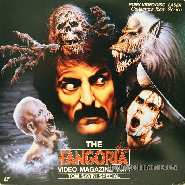 The Fangoria Video Magazine Vol 1 Tom Savini Japanese Laserdisc