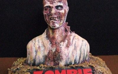 ZOMBIE RESIN MODEL KIT KDM PRODUCTIONS SCULPTURE BY WILLIAM PAQUET