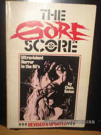 THE GORE SCORE BOOK FantaCo 1987 edition