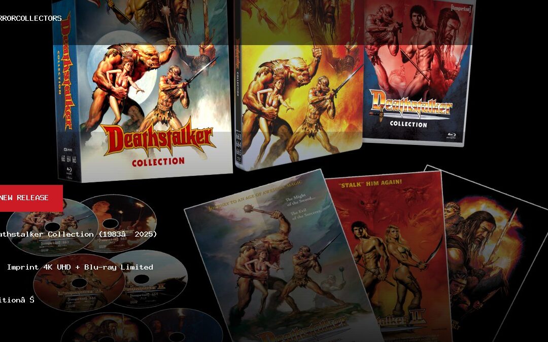 Deathstalker Collection (1983–2025) — Imprint 4K UHD + Blu-ray Limited Edition SteelBook