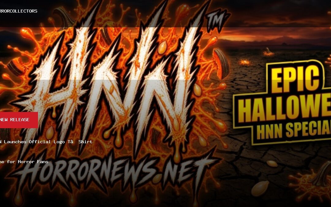 HNN Launches Official Logo T‑Shirt Line for Horror Fans