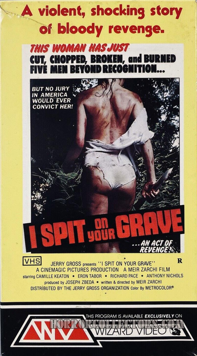 I SPIT ON YOUR GRAVE WIZARD VIDEO VHS