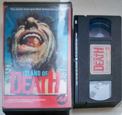ISLAND OF DEATH UK AVI Video VHS Pre Cert