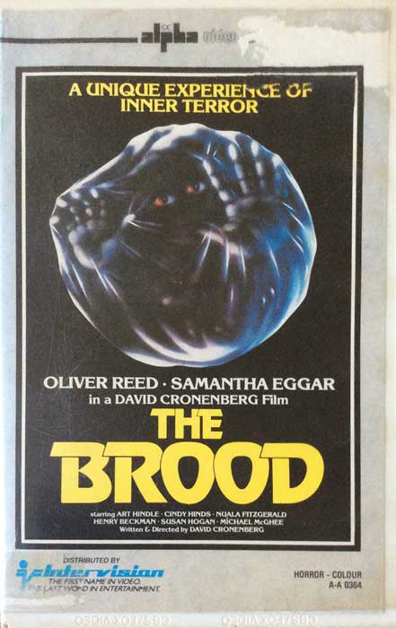 The Brood UK Intervision Pre Cert VHS