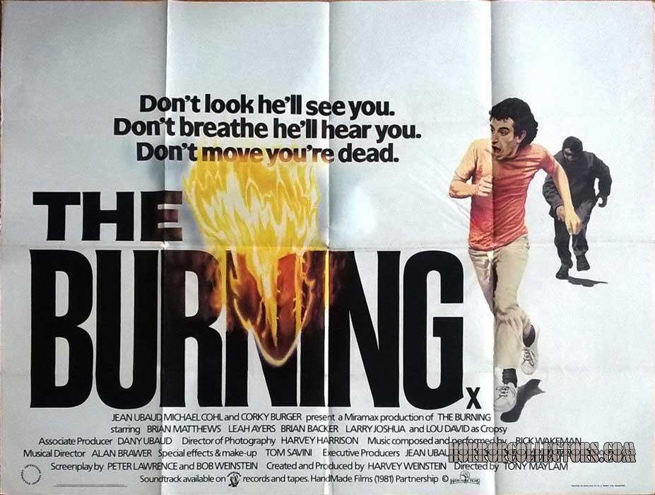 The Burning British Quad Movie Poster