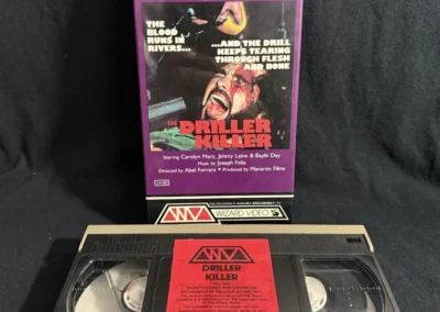 the driller killer wizard video vhs 306157429578