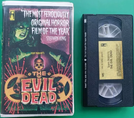 the evil dead palace pictures vhs pre cert yellow label 365347289530