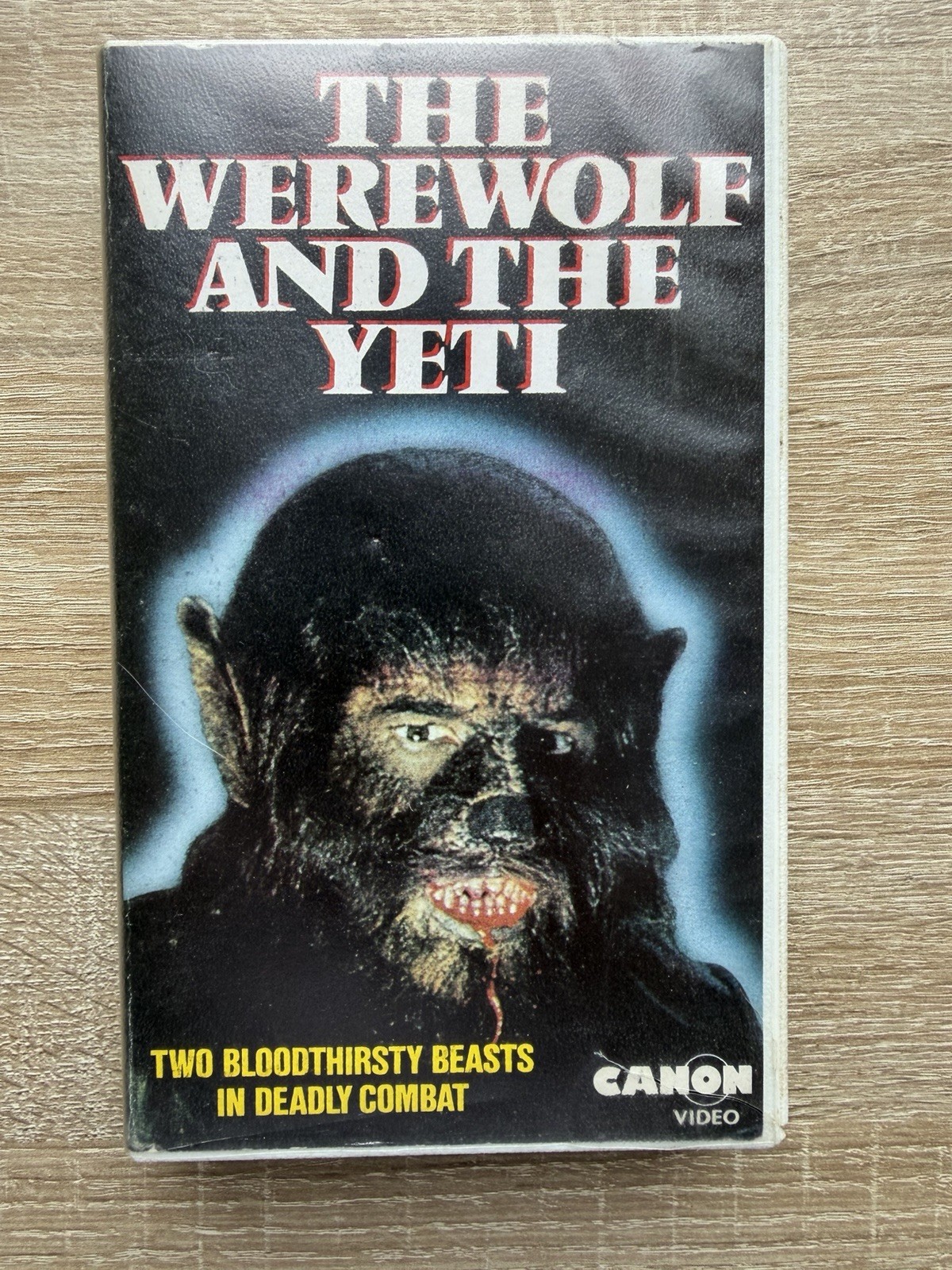 The Werewolf and the Yeti UK Pre-Cert PAL VHS