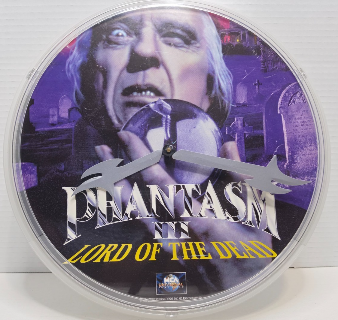 Phantasm III Video Store Promo Wall Clock 1993