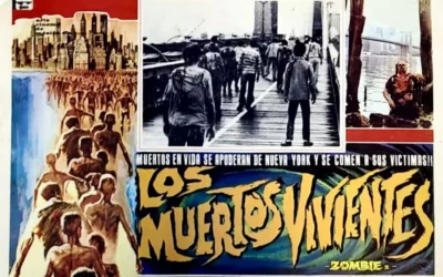 ZOMBIE Mexican Lobby Cards Los Muertos Viventes