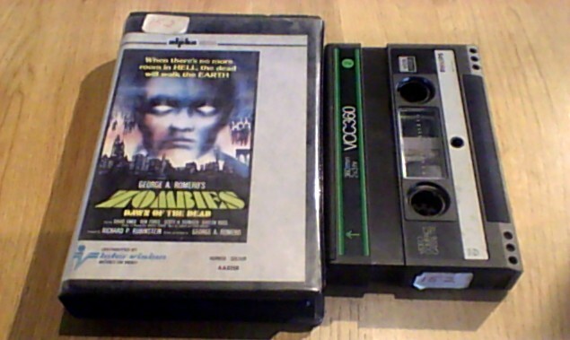 Dawn of the Dead Alpha Intervision V2000 Pre‑Cert 1981 (UK)